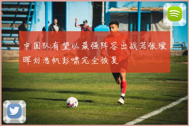 中国队有望以最强阵容出战若张瑷晖刘浩帆彭啸完全恢复
